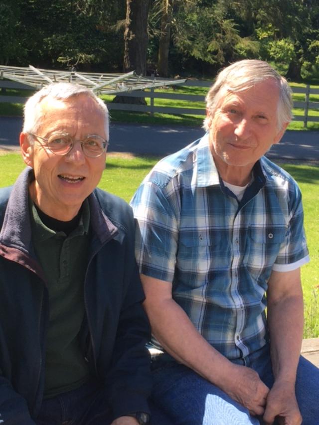 NC6PT Paul on the left, K7AMS Mike on the right